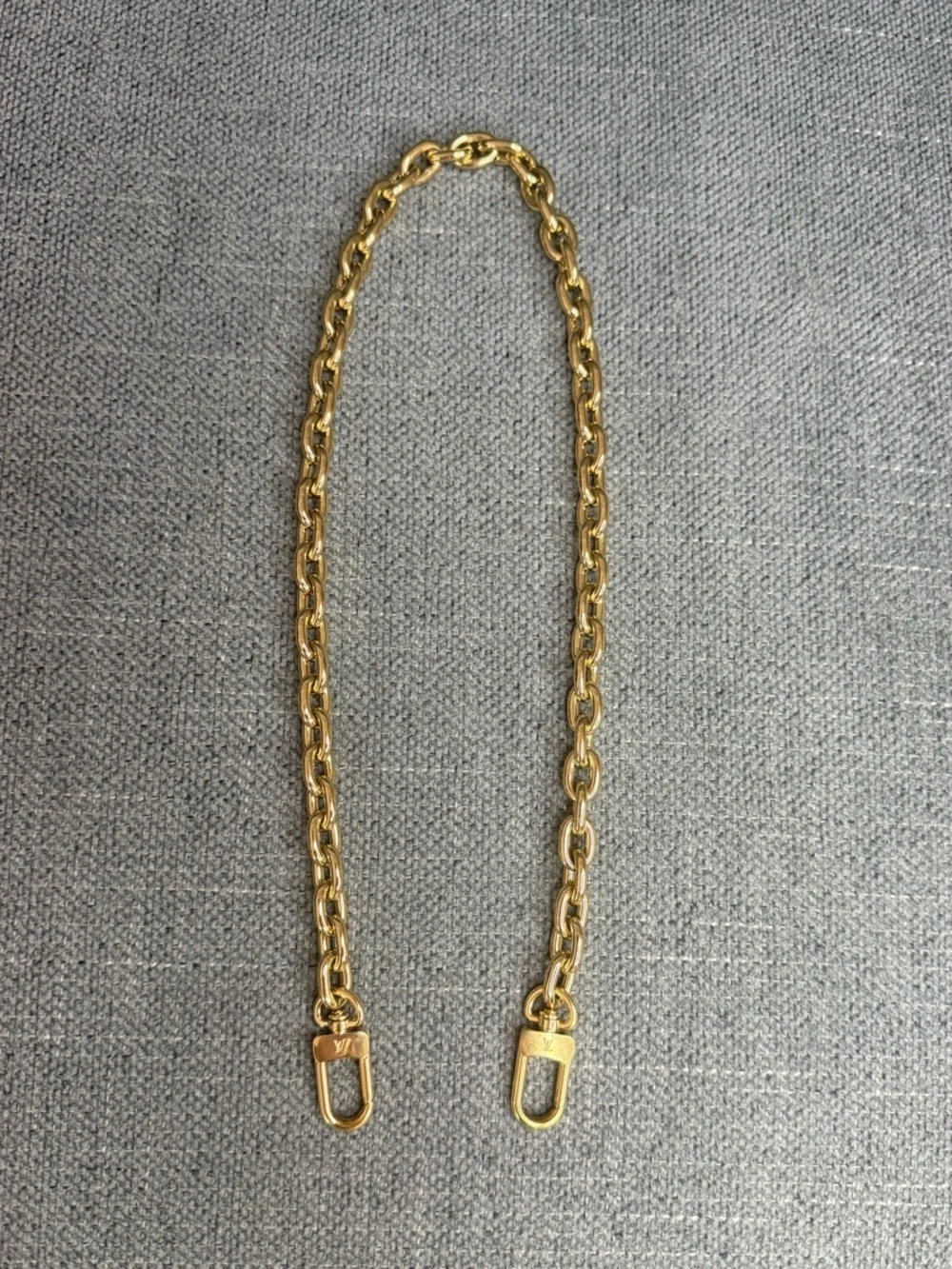 Louis Vuitton gold chain strap